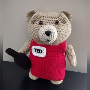 Handmade Crochet TED Plush